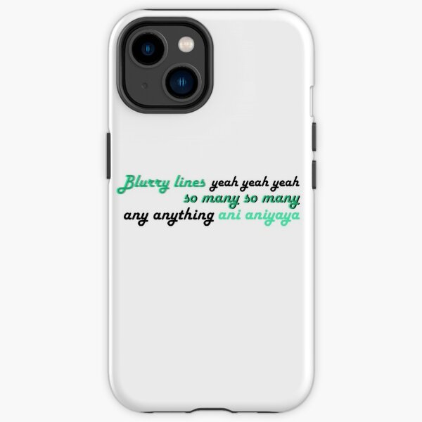 Stray Kids Any lyrics Blurry lines iPhone Tough Case RB1608 product Offical stray kids Merch