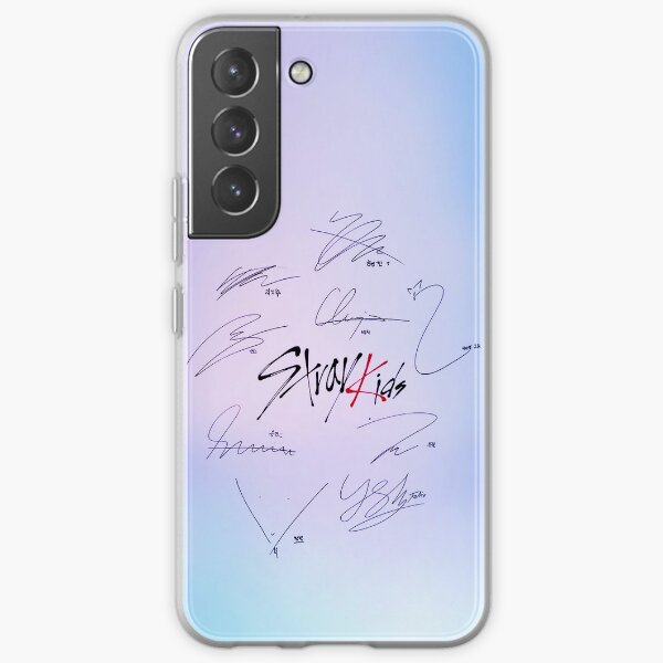Stray Kids ot9 - Signatures Samsung Galaxy Soft Case RB1608 product Offical stray kids Merch