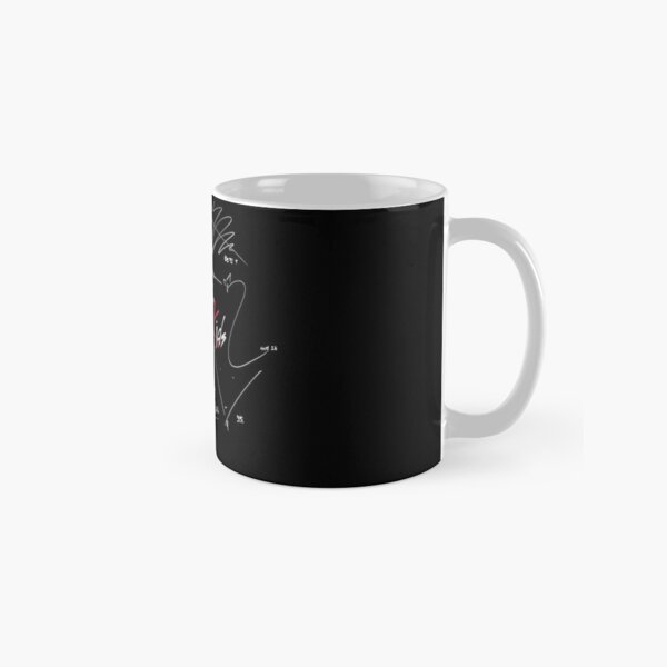 Stray Kids OT8 - Logo with Signatures (black) Classic Mug RB1608 product Offical stray kids Merch