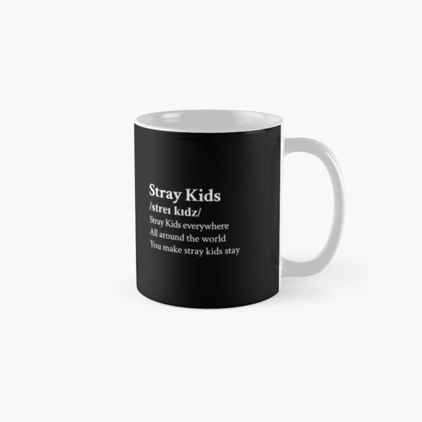 Stray Kids everywhere all around the world Aesthetic Quote Black Classic Mug RB1608 product Offical stray kids Merch