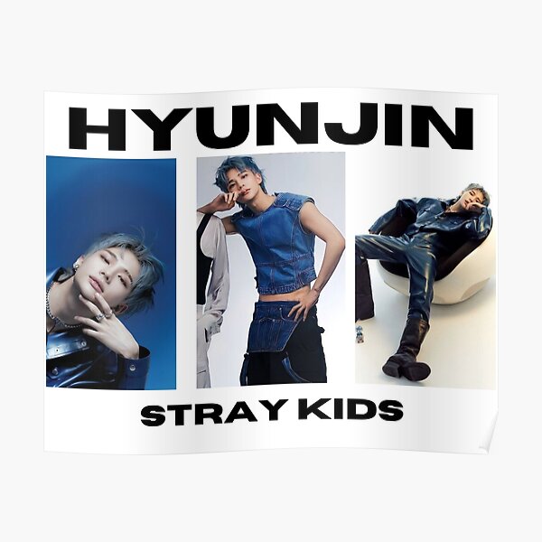 Hyunjin Stray kids sticker Poster RB1608 product Offical stray kids Merch