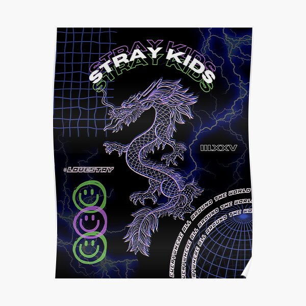 STRAY KIDS | III.XXV | DRAGON DESIGN Poster RB1608 product Offical stray kids Merch