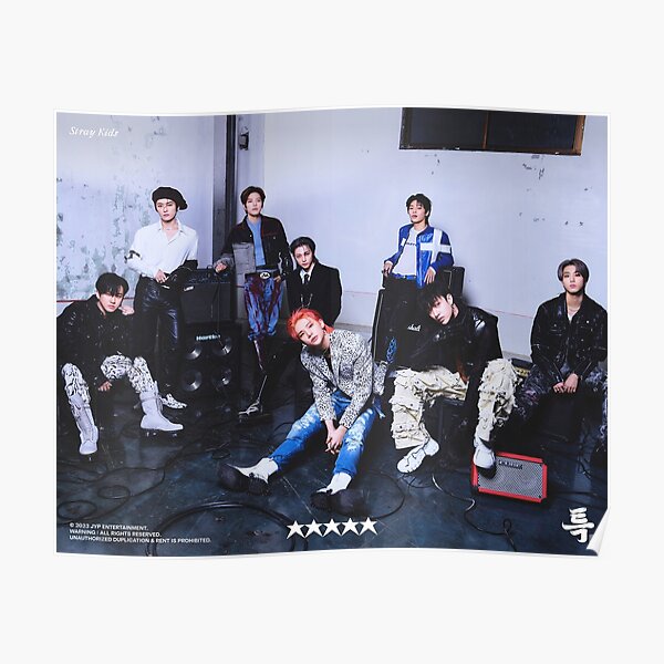 STRAY KIDS -  5 STAR  Poster RB1608 product Offical stray kids Merch