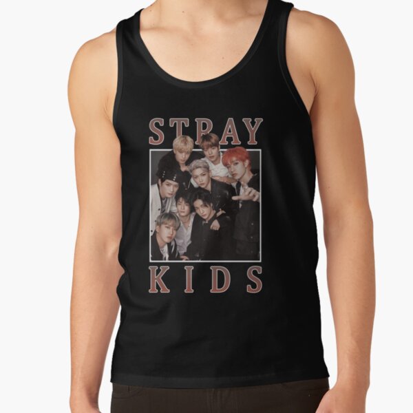 STRAY KIDS Vintage Retro Band Style 90s Classic Tank Top RB1608 product Offical stray kids Merch