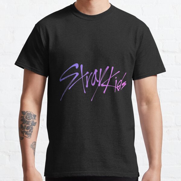 STRAY KIDS LOGO GRADIENT 01 Classic T-Shirt RB1608 product Offical stray kids Merch