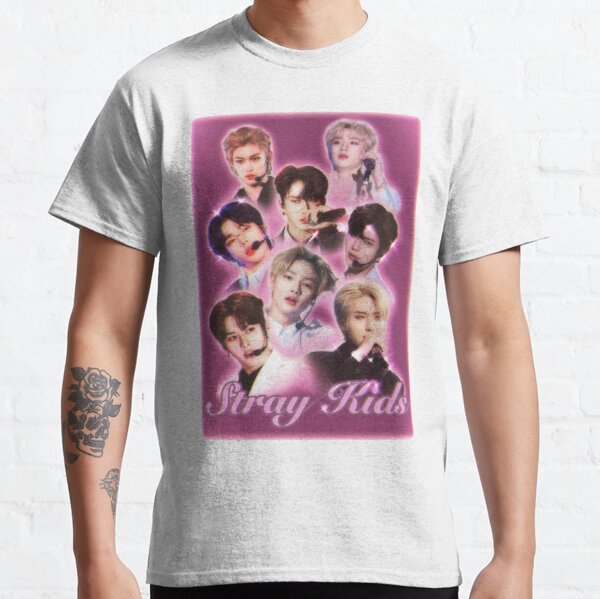 Stray Kids 90s heartthrob group photo Classic T-Shirt RB1608 product Offical stray kids Merch