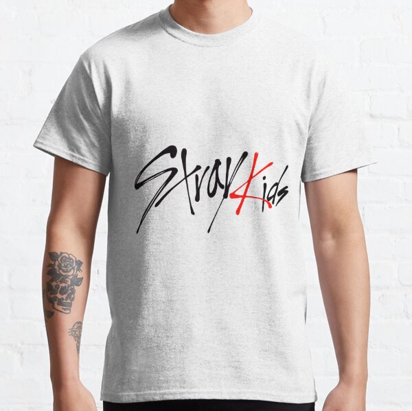 Stray Kids logo sticker Classic T-Shirt RB1608 product Offical stray kids Merch