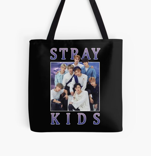 STRAY KIDS Vintage Retro Band Style 90s  All Over Print Tote Bag RB1608 product Offical stray kids Merch