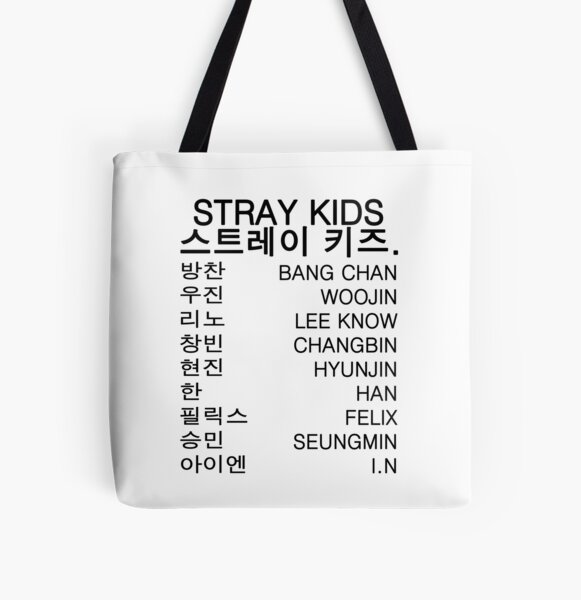 STRAY KIDS All Over Print Tote Bag RB1608 product Offical stray kids Merch