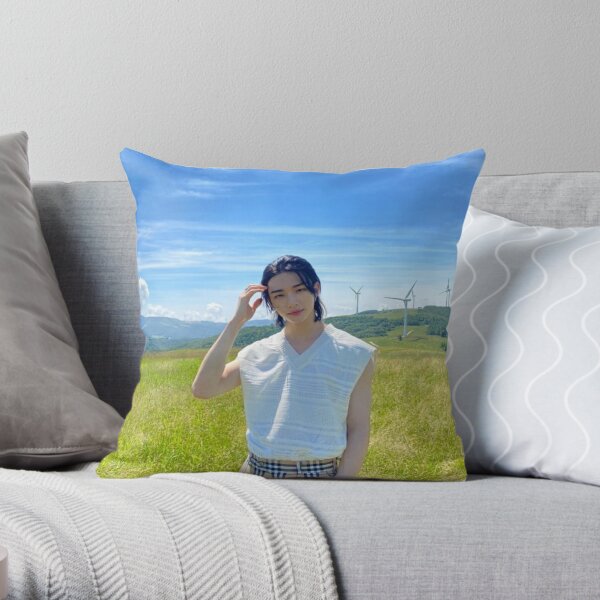 Stray Kids Hyunjin Throw Pillow RB1608 product Offical stray kids Merch