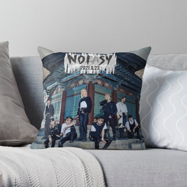 No Easy - Stray Kids Album Cover Throw Pillow RB1608 product Offical stray kids Merch