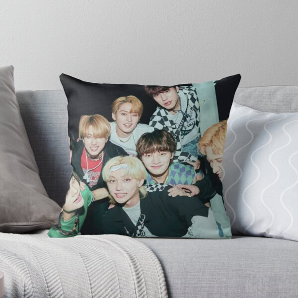 STRAY KIDS : FOR KPOP FANS  Throw Pillow RB1608 product Offical stray kids Merch