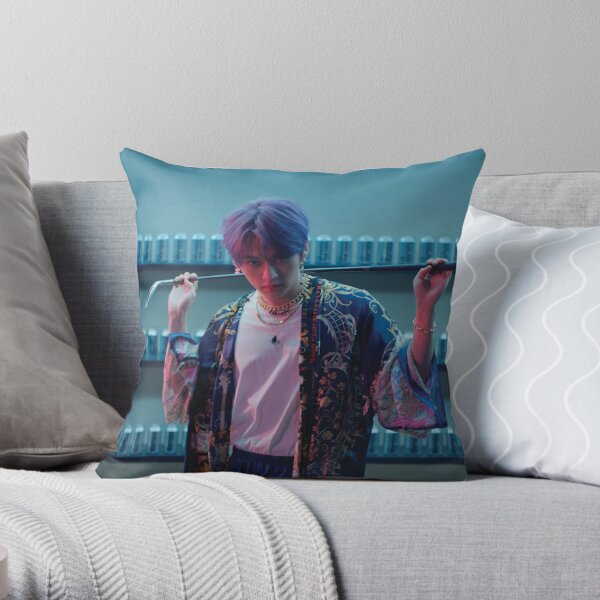 Stray Kids Ordinary Leeknow Throw Pillow RB1608 product Offical stray kids Merch