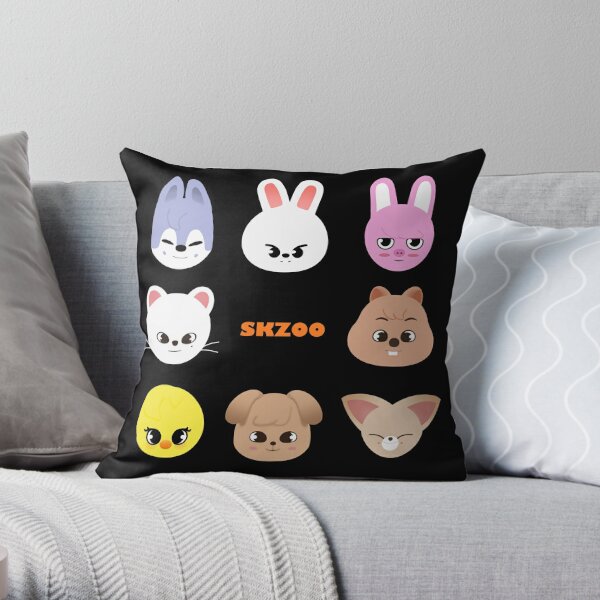 SKZOO Stray Kids Throw Pillow RB1608 product Offical stray kids Merch