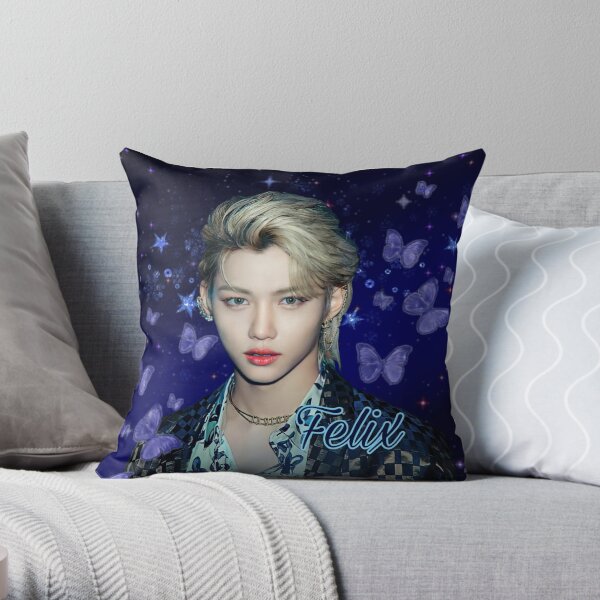 Stray Kids Felix Throw Pillow RB1608 product Offical stray kids Merch