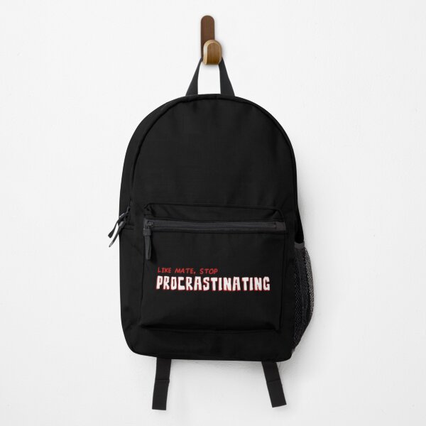 STOP PROCRASTINATING Stray Kids Bangchan Funny Meme Quote Kpop Backpack RB1608 product Offical stray kids Merch
