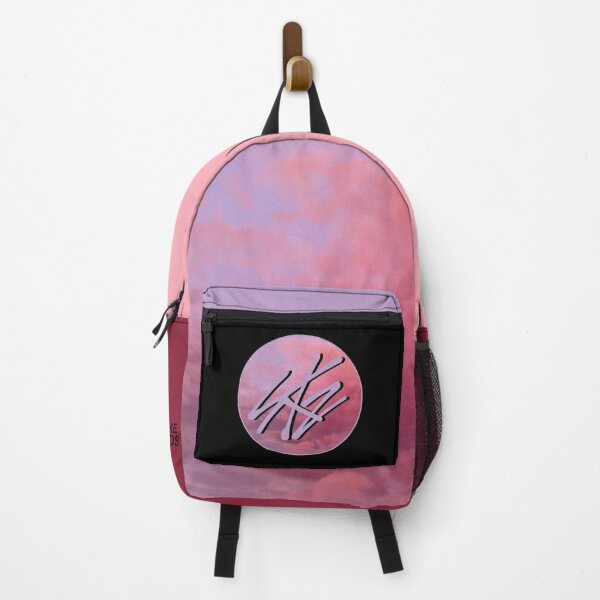 STRAY KIDS SKZ Logo Symbol Signature Pink Purple Sunset Writing Backpack RB1608 product Offical stray kids Merch