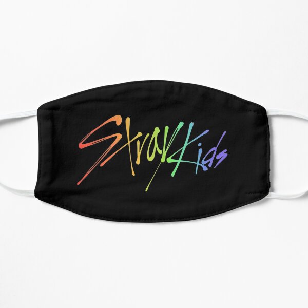 Stray Kids Rainbow Logo Flat Mask RB1608 product Offical stray kids Merch